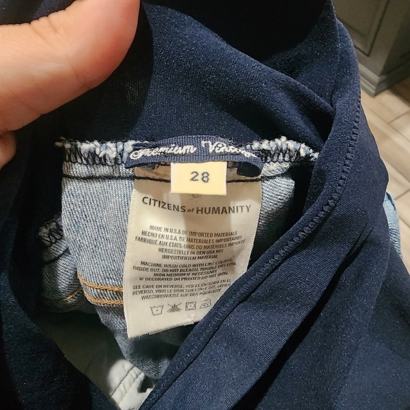 CITIZENS OF HUMANITY Blue Over the Belly Jeans - Picture 4 of 6